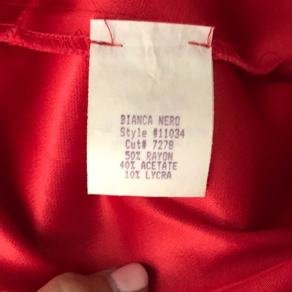 EUC!! Designer “Little Red Dress”, sz 0/XS/P - Picture 5 of 5